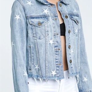 Pistola Light Blue Denim with Embroidered Stars